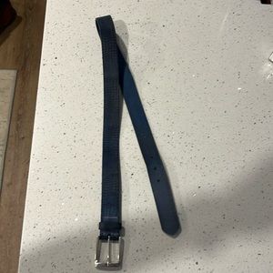 Johnnie-O vintage lizard embossed leather belt size 34